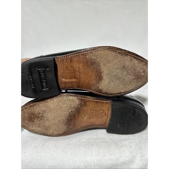 Hanover Master Flex Loafer Mens 9 E/C Leather Tassel Slip On Black USA EUC main image 6
